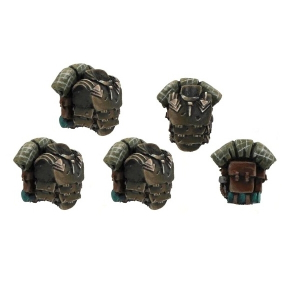 GUARDSMEN ARMOURED TORSOS AND BACKPACKS