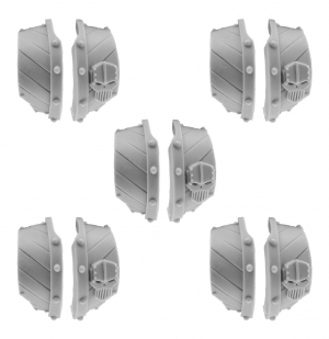 CATAPHRACTII TERMINATOR SHOULDER PADS - IRON WARRIORS