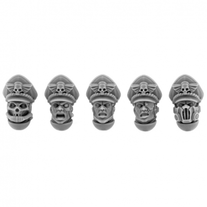 IMPERIAL COMMISSAR HEADS SET (5U)