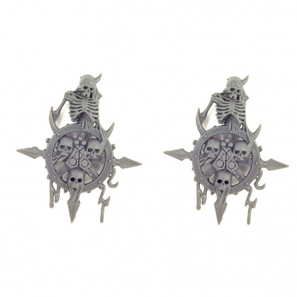 CHAOS SPACE MARINES NURGLE BANNERS (2)