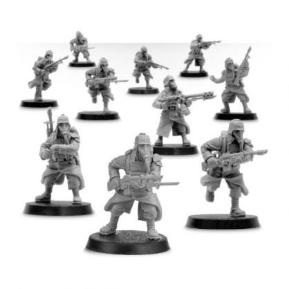 DEATH KORPS OF KRIEG INFANTRY SQUAD ADVANCING