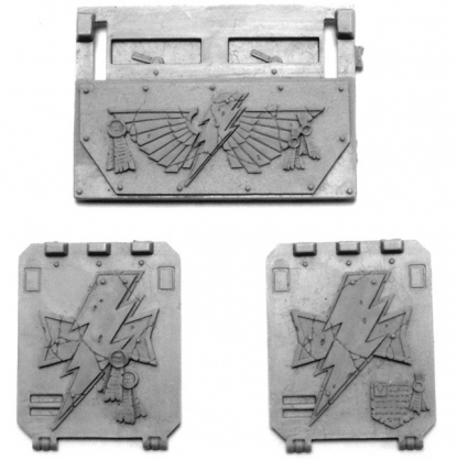 WHITE SCARS RHINO DOORS AND FRONTPLATE