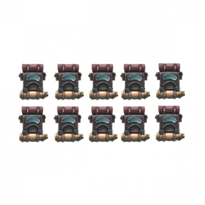 STEAMPUNK INFANTRY BACKPACKS (10)