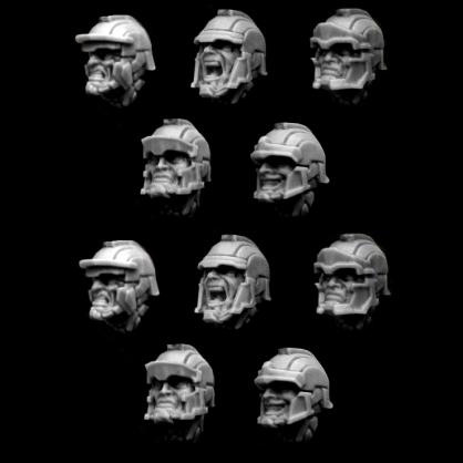 LEGIONARY HELMETS (10)