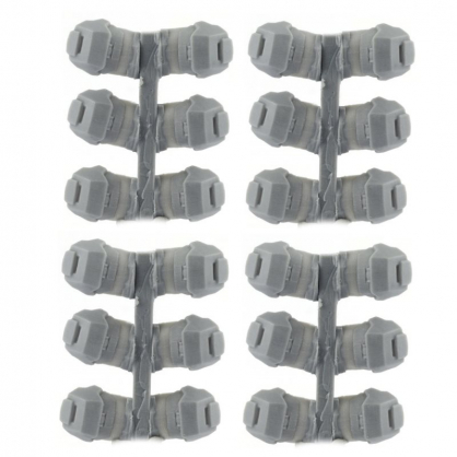 HEAVY ANGULAR SHOULDER PADS (12 PAIRS)