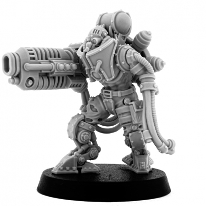MECHANIC ADEPT BATTLE SERVITOR WITH PLASMA CANNON (HM)