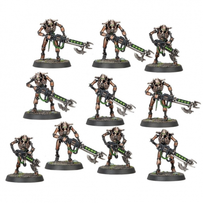 NECRON WARRIORS WITH GAUSS FLAYER
