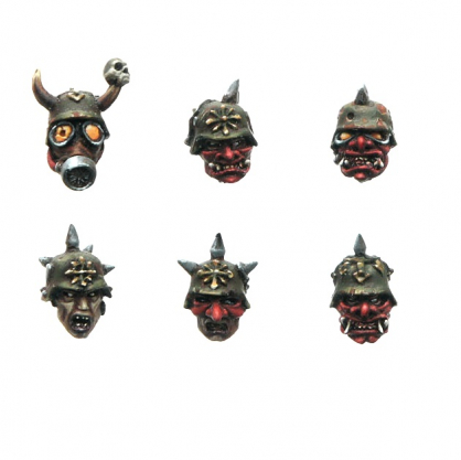 FALLEN LEGIONNAIRE HEADS (10)