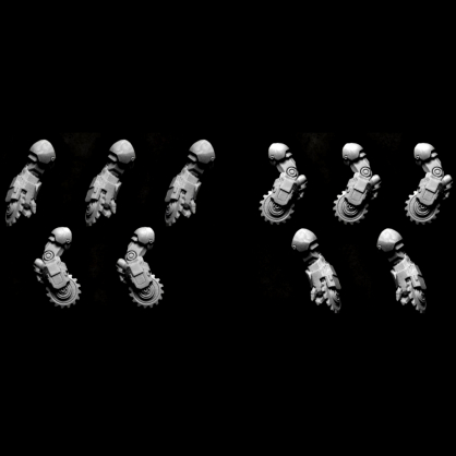 H.I. ARMS WITH SAW-GAUNTLETS