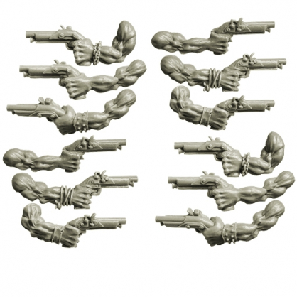 FREEBOOTERS ORCS HANDS WITH GUNS