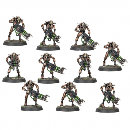 NECRON WARRIORS WITH GAUSS REAPER