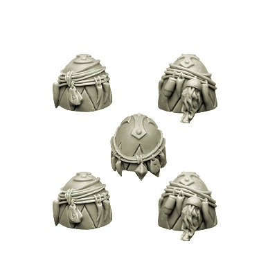 WOLVES SPACE KNIGHTS SHOULDER PADS