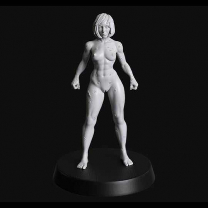 GENE-ENHANCED BIO-AUGMENTED FEMALE SOLDIER