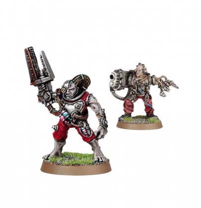 SERVITORS WITH PLASMA CANNON