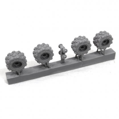 WHEELS - 19MM MILITARY WHEEL X 4 SPRUE