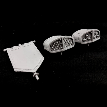 IMPERIAL MECH CANOPY MOUNTS - MISSILE PODS AND BANNER POLE