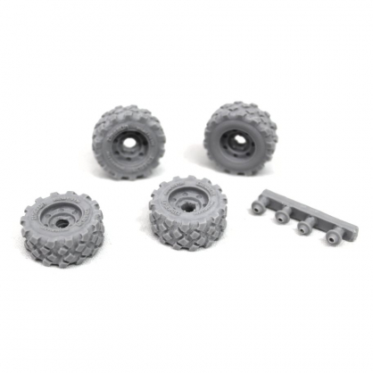 WHEELS - 23MM MILITARY WHEEL X 4 SPRUE