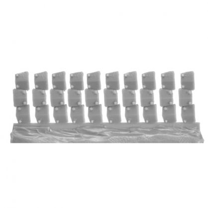 ARMOUR PLATES FOR WARGAME MINIATURES (10)