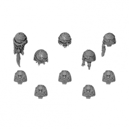 SPACE WOLVES TERMINATOR CONVERSION SET SHOULDER PADS