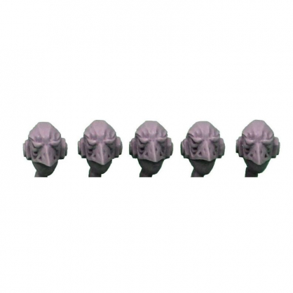 EAGLE SKULL HELMETS / HEADS X5 POST HUMAN SCALE