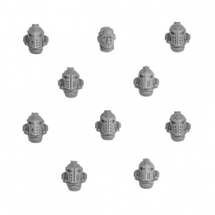 ULTRAMARINES MKIV PRAETORIAN HEADS UPGRADE SET