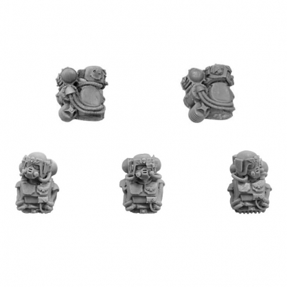 CADIAN HOSTILE ENVIRONMENT TROOPS TORSOS (5)