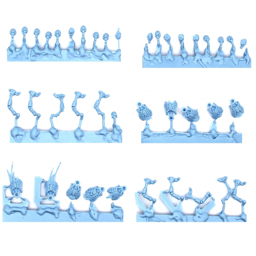 NECRON WARRIORS WITH GAUSS REAPER