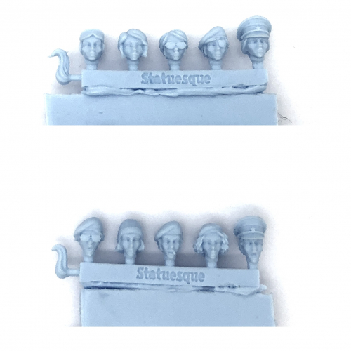 HEROIC SCALE FEMALE HEADS - VETERANS