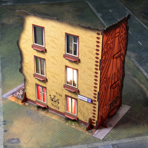 BRICK HAB-BLOCK (Трехэтажная руина)