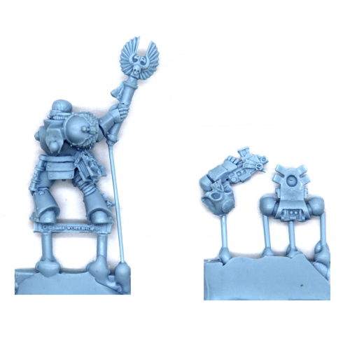 SPACE MARINE CHAPLAIN WITH SKULL HELMET