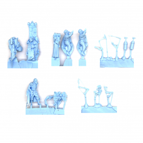 DEATH KORPS OF KRIEG QUARTERMASTER AND RETINUE