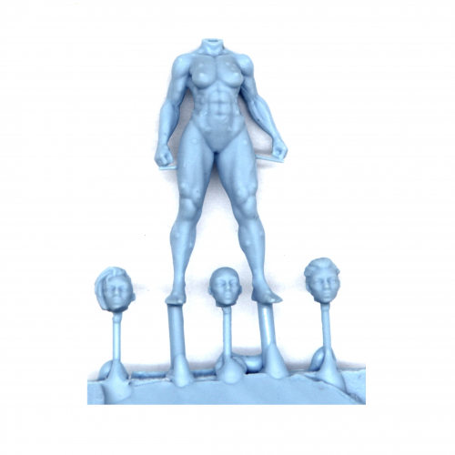 NAKED GENE-FORGED FEMALE WARRIOR 2