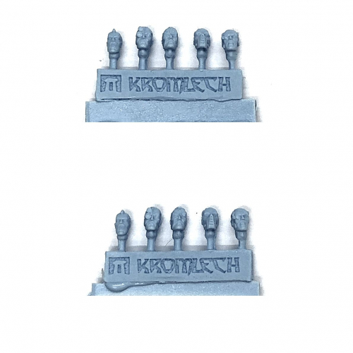 GUARDSMEN VETERAN HEADS (10)