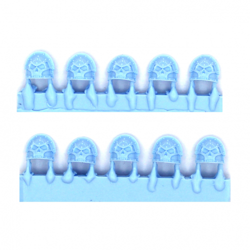 LEGIONARY SHOULDER PADS: CRANIUM PATTERN