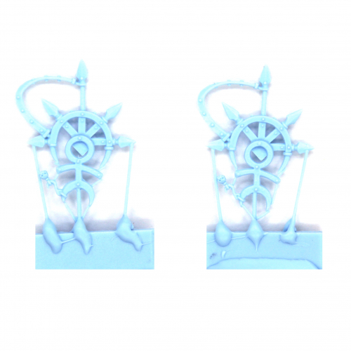 CHAOS SPACE MARINES SLAANESH BANNERS (2)