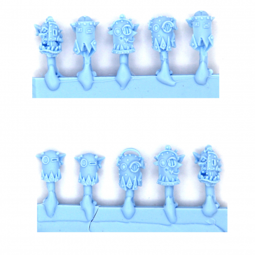 ORC IRON MASK HEADS (10)