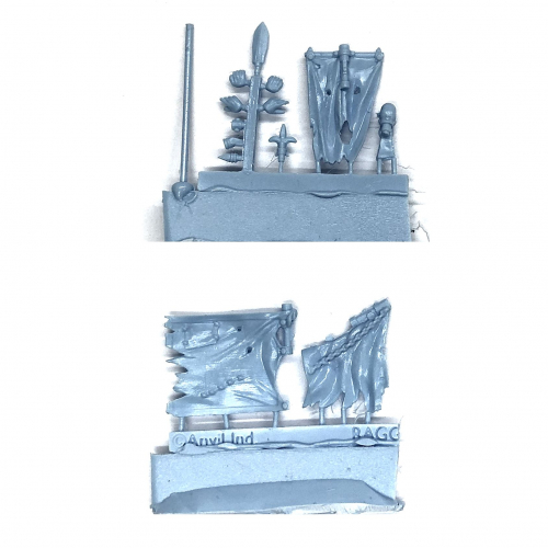 RAGGED BANNERS OR FLAGS