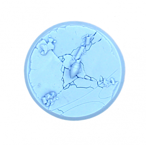 TEXTURED ELDAR 60 MM ROUND  BASE