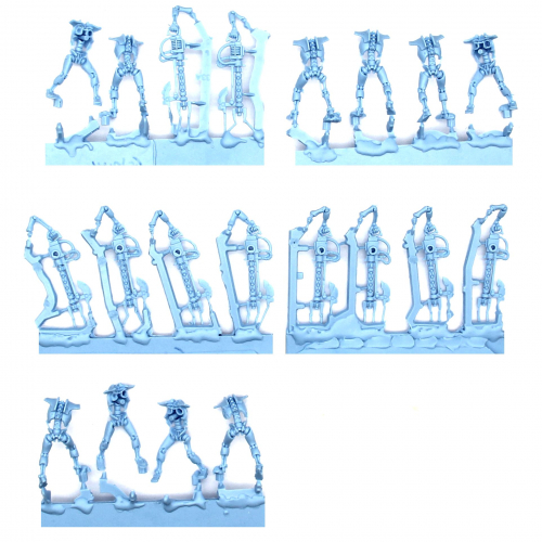 NECRON WARRIORS WITH GAUSS FLAYER