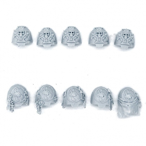 RED SCORPIONS TERMINATOR SHOULDER PADS