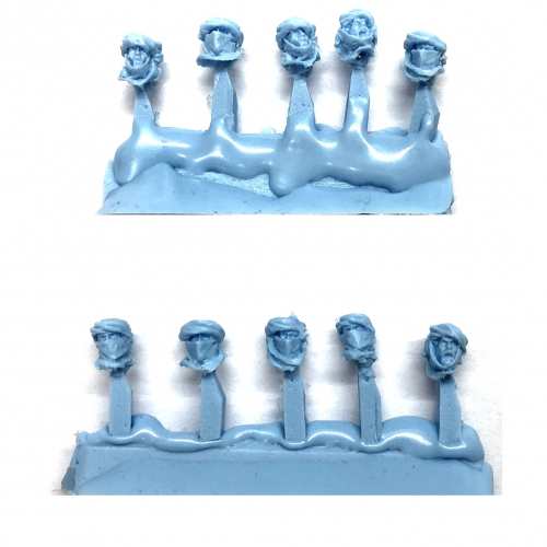 DESERT TROOPERS HEADS (10)