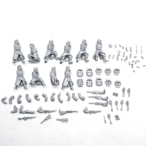 DEATH KORPS OF KRIEG INFANTRY SQUAD FIRING