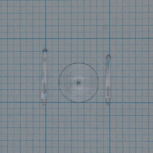 32 MM CLEAR FLYING BASE WITH 30/35 MM BALL TOP FLYING STEM (1)