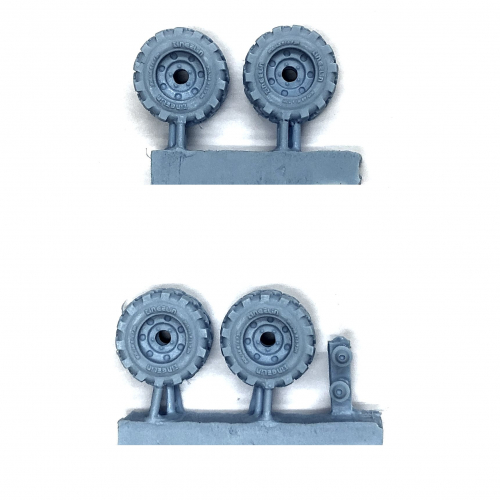 WHEELS - 23MM MILITARY WHEEL X 4 SPRUE
