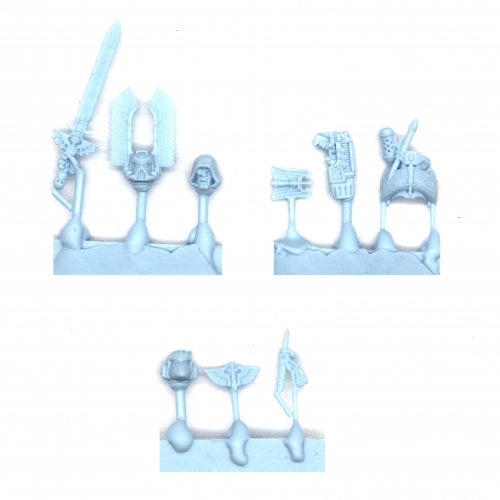 DARK ANGELS UPGRADE PACK SWORDS, HEADS, TORSOS