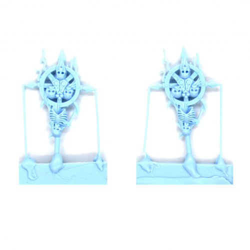 CHAOS SPACE MARINES NURGLE BANNERS (2)