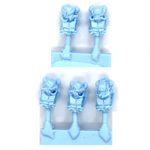 CADIAN HOSTILE ENVIRONMENT TROOPS TORSOS (5)