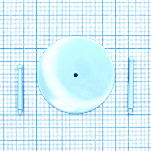 60 MM OPAQUE FLYING BASE WITH 30/35 MM BALL TOP FLYING STEM (1)