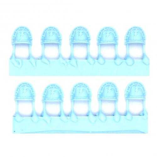 WHITE SCARS MK III SHOULDER PADS