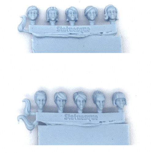 HEROIC SCALE FEMALE HEADS 2